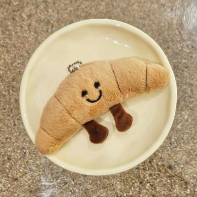 Croissant Bread Keyring Keychain Key Holder Bag Decoration Bag Key
