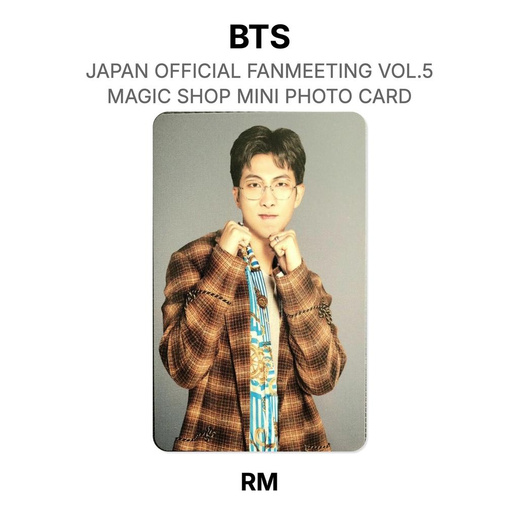 BTS JAPAN OFFICIAL FANMEETING VOL.5 MAGIC SHOP MINI PHOTO CARD Official Photocard