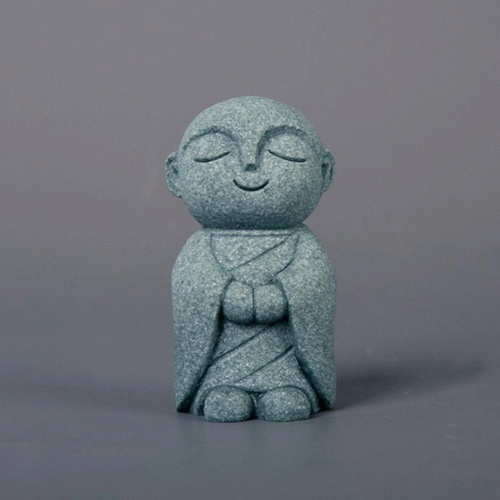Creative Japanese Miniature Buddha Statue Exquisite Durable Buddha Sculpture Ksitigarbha Buddha Figurine Table Decor