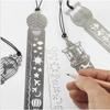 Stainless Steel Hollow Bookmark & Ruler Combo