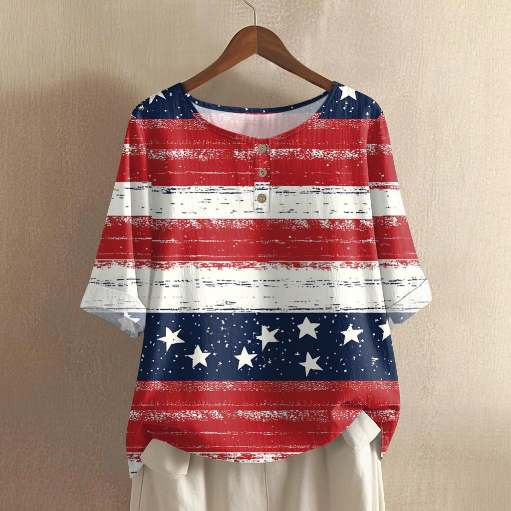 Womens Spring Tops Casual Printed Short Sleeve T Shirts for Women Loose Fit Summer Shirts for Women Dressy Tops for Women