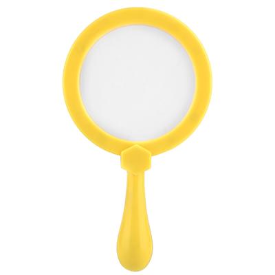 Plastic Handheld Kids 3X Magnifying Glass Magnifier with Stand Children Educational Toys