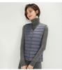 Women's Plus Size Collarless Down Vest - Short, Warm Shoulder Cape Jacket for Middle-aged and Young