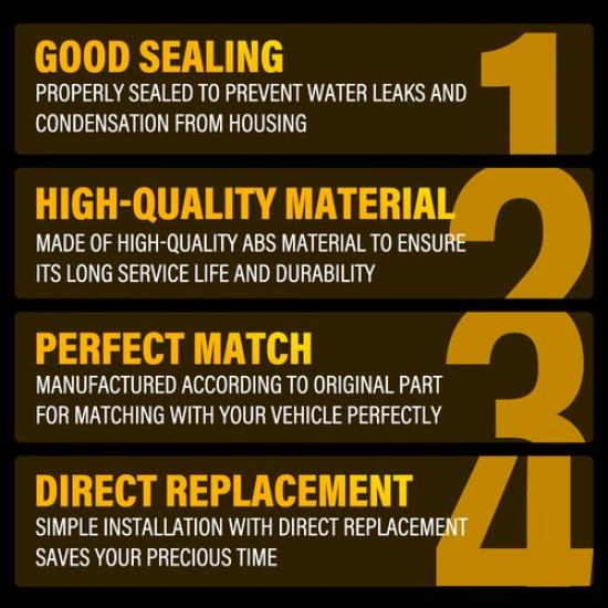 Rear 2PCS Reflector Bumper Red For Brake L&R 2011-2013 BMW XDrive 535I Sedan F10