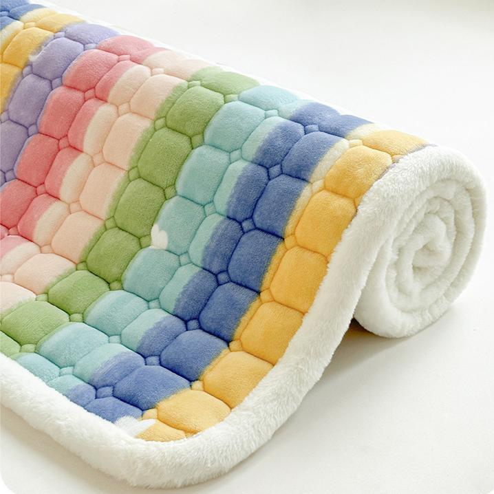 Materac bawełniany Milk Velvet do użytku domowego, materac zimowy Coral Velvet zapewniający ciepło i zagęszczenie