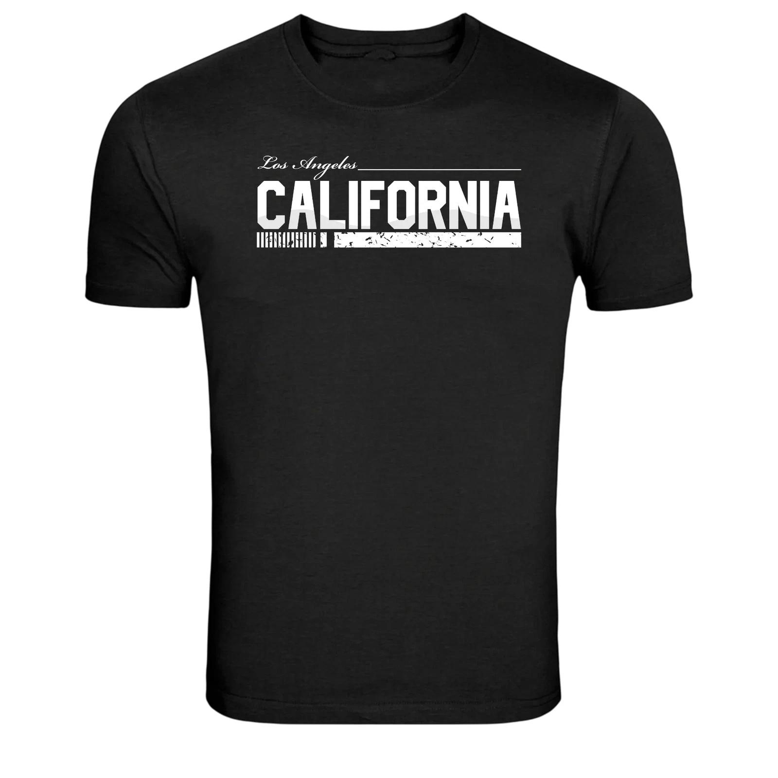 Los Angeles California Vintage Typography Graphic T-Shirt S