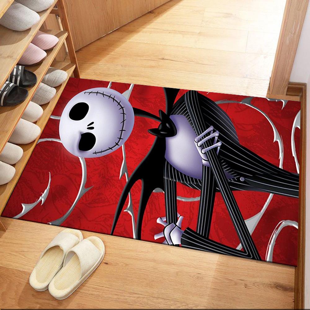 Nightmare Before Christmas Floor Mats for Living Room, Bedroom and Room Decoration Are Suitable for Gifts.