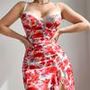 Exy Lingerie Sets New Suspender Floral Dress Pajamas Pajamas Sexy Underwear Set