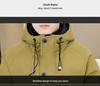 Woodpecker Men's 2025 Hooded Winter Jacket - Thick Cotton-Padded & Warm