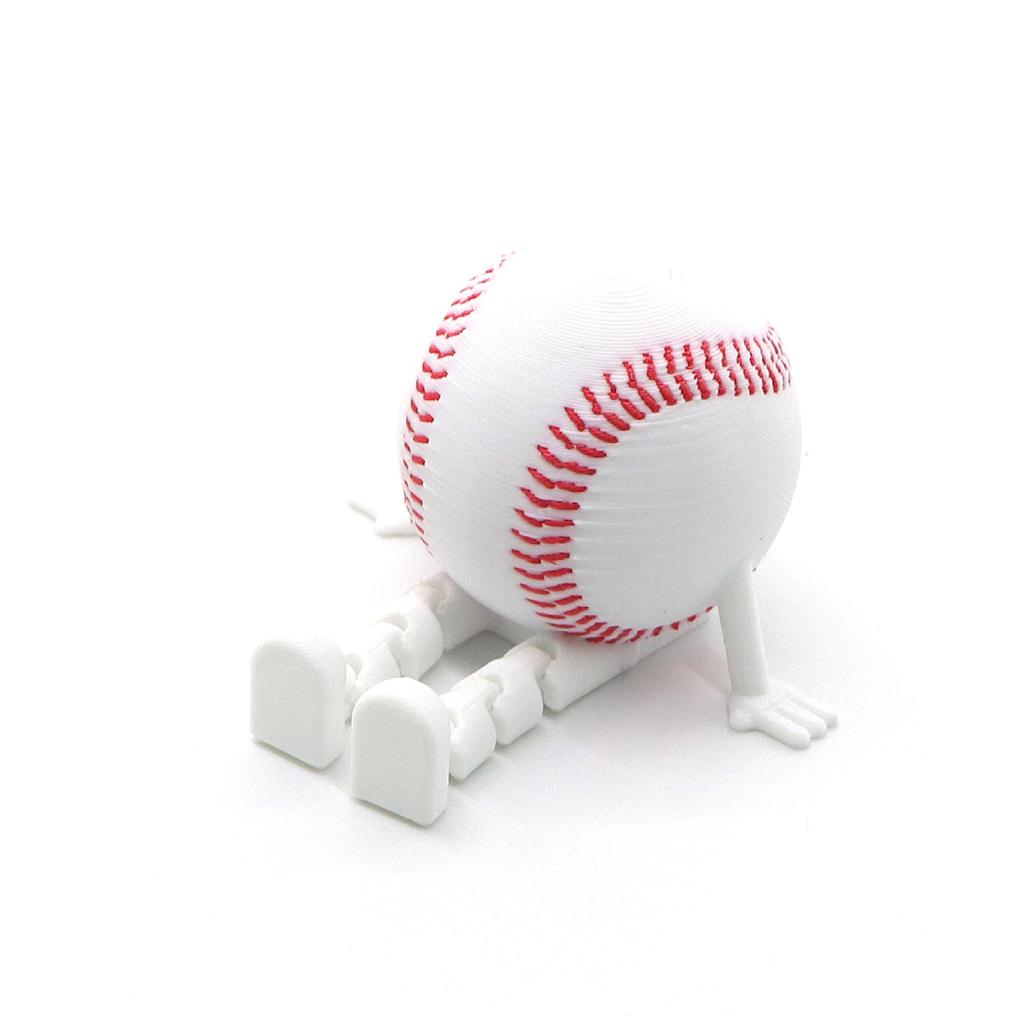 Sports-themed Seated Miniature Figures Of Various Spheres