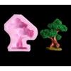 Pine Tree Silica Gel Mold DIY Soft Candy Clay Candle Fragrance Epoxy Resin Mold Decorative Crafts Mold