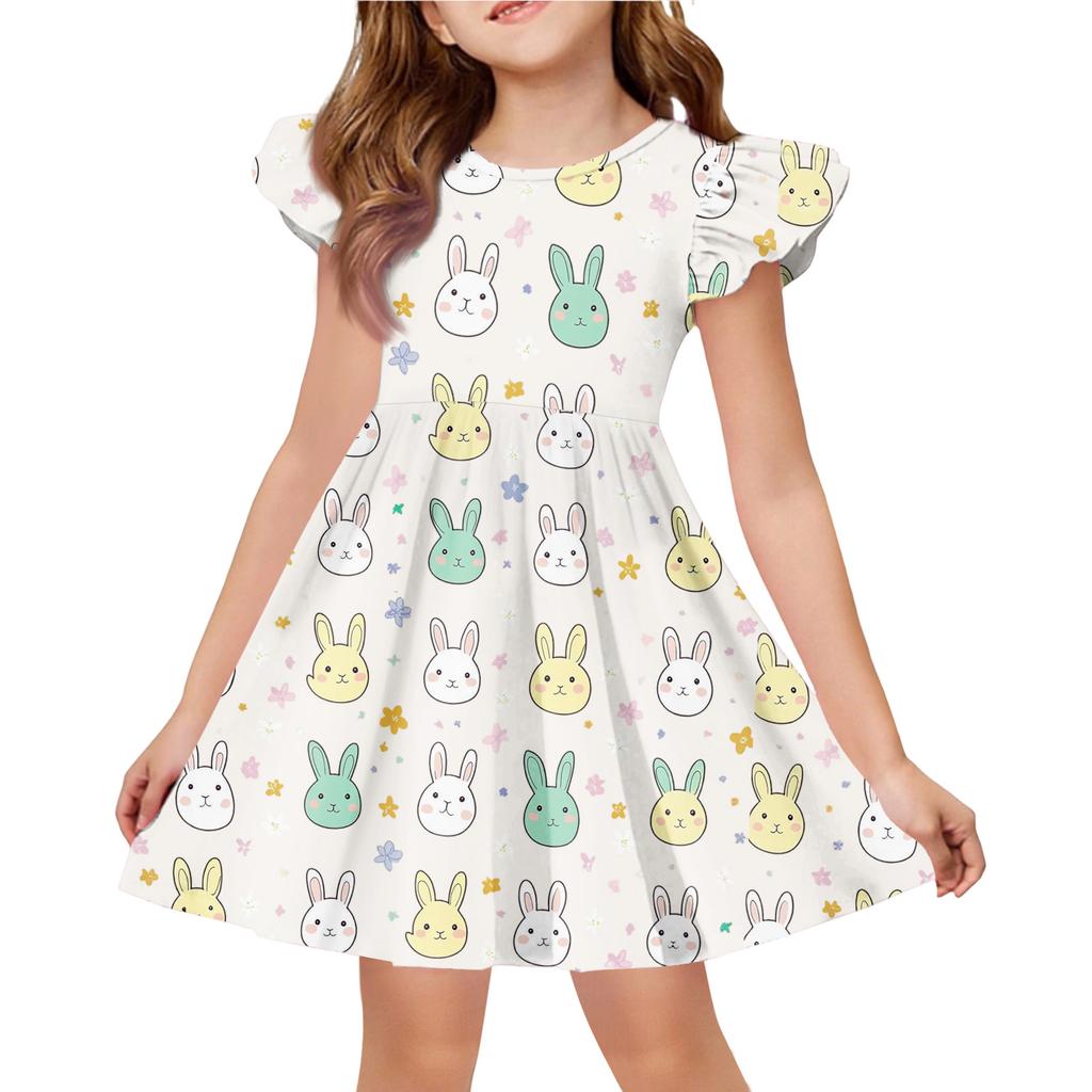 Children's Fashion Casual Flying Sleeve Dress