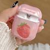 Small fresh strawberry illustration for apple AirPods 1 /1 generation bluetooth headset case protective case 1/1 soft pro1
