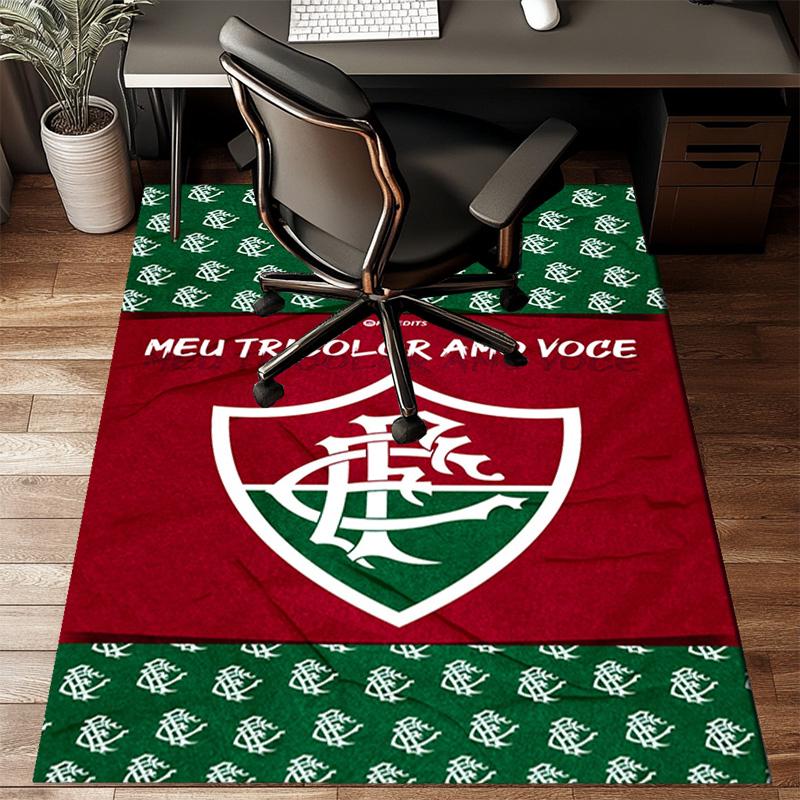 Flumi-nense Crest Wings Printed Office Carpet Chair Cushion Entryway Rug, Rugs for Living Room, Bedroom Christmas gifts