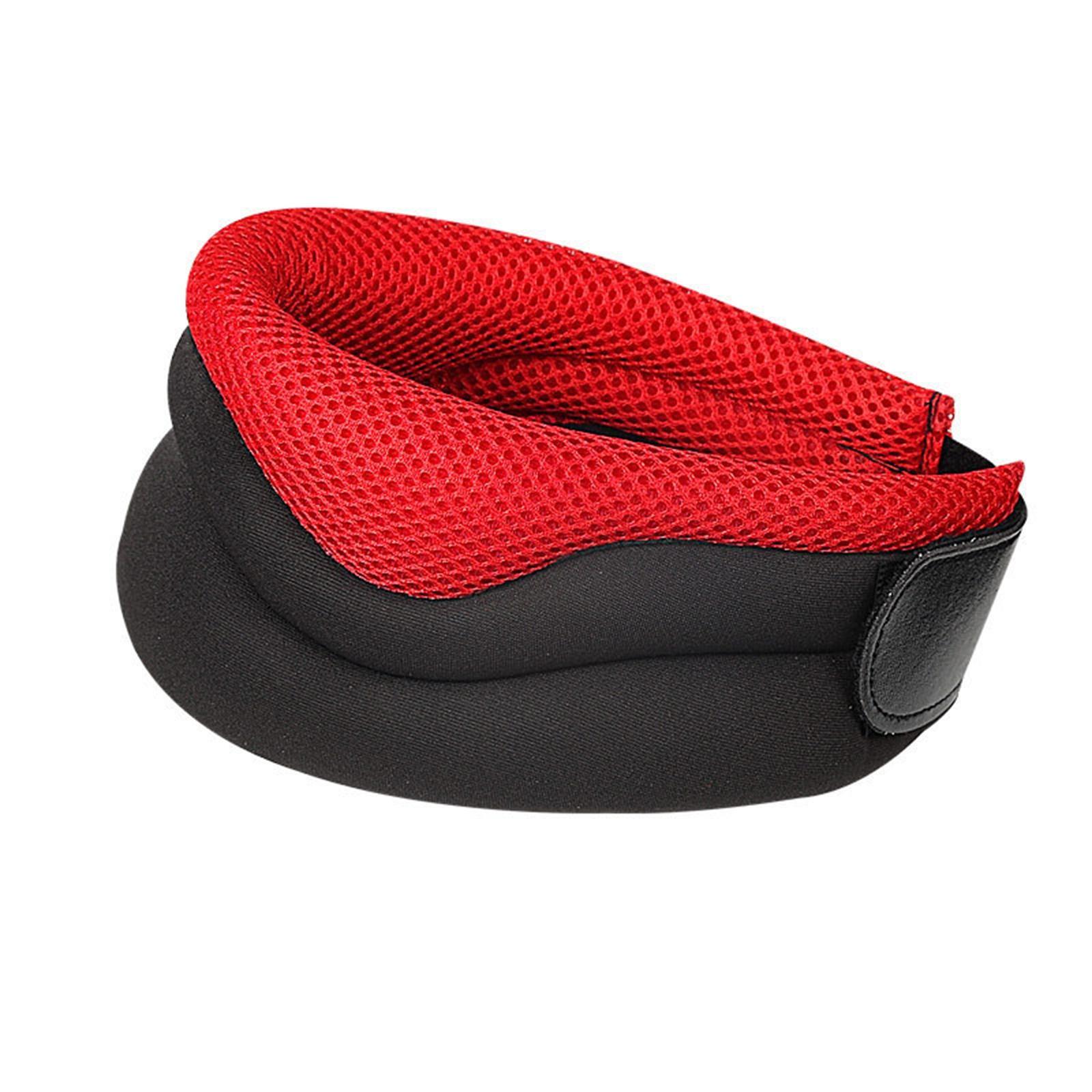 

Бандаж для поддержки шеи, мягкий пенопласт, шейный воротник, стабилизатор позвоночника при растяжении связок, боль One Size красный