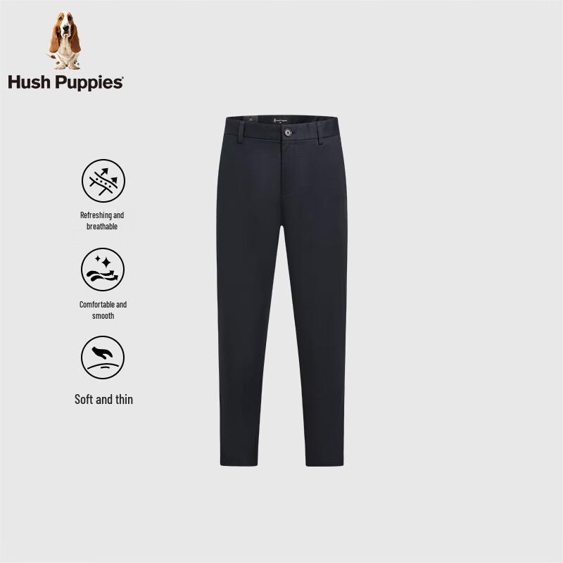 Hush Puppies Men's Business Casual Straight-Leg Pants
