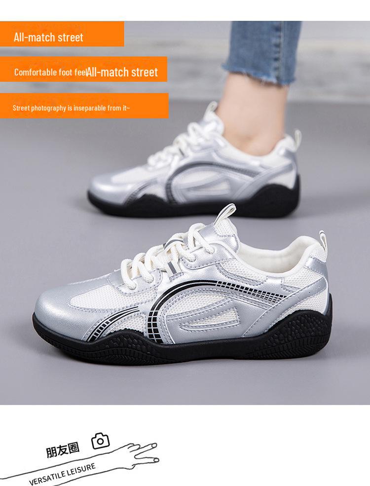 2025 Women's Non-Slip Low-Top Mesh Sneakers: Fashionable, All-Match Athletic Shoes for Students
