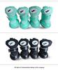 Durable Pet Warm Shoes with Lambswool Lining and Rubber Sole