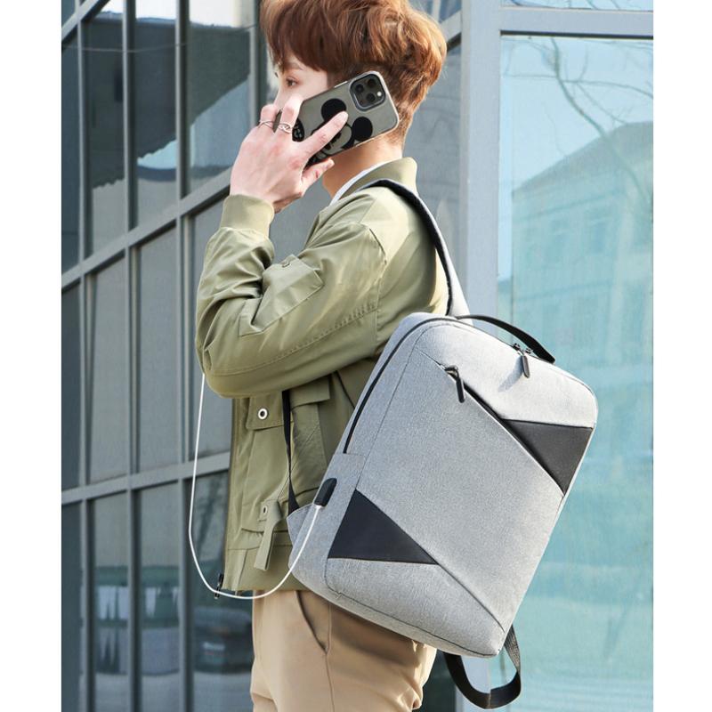 2025 New Fashion Oxford Laptop Bag Business Commuting Out Going Backpacks Leisure Men’s Travel Three-piece Set Knapsack