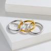 Stacking Engagement Band Rings For Women Plain Micro Paved 5A CZ Mix Color Multi Pieces Stack Full Finger