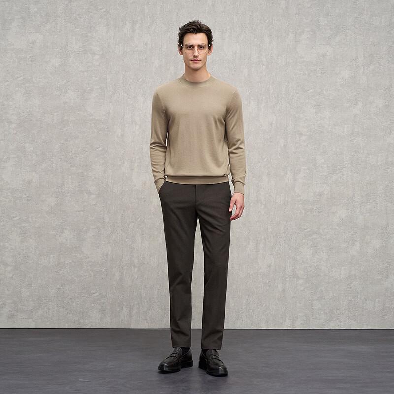 EMZ Men's Business Casual Wool Blend Sweater