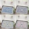 Indoor Entrance Retro Carpet Light Gray Printed Rug Soft Carpets Living Room Decoration Mat Bedroom Beside Kitchen Non Slip Mats