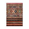 Ethnic Style Dark Colorful Geometric Striped Bedroom Carpet American Style Retro Abstract Carpet Living Room Bedside Mat