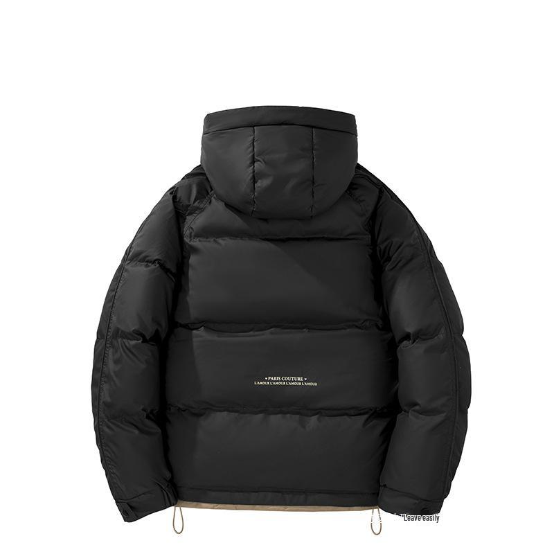 Winter 2024 Men's Fashion Hooded White Duck Down Jacket for Couples