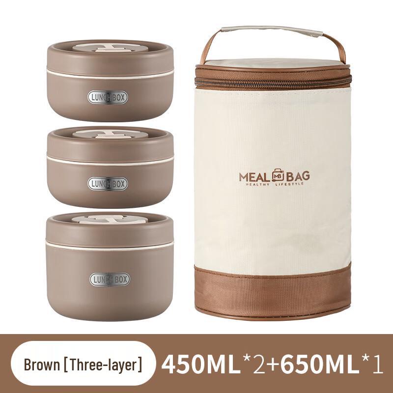 

ZISIZ Round Insulated Lunch Box