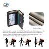 Japanese Style Fashion Ultra Thin Short Purse Large Capacity Women RFID Real Leather Wallet Zipper Coin Card Purse