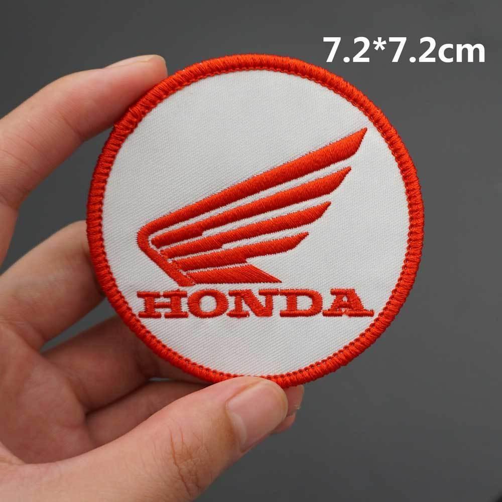 Styling Embroidered Patche Armband Backpack Badge Hook Backing Clothing For Honda CB400 CB650 FCBF CBR25ORR CRF SH3O0 NC75O