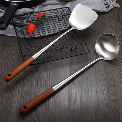 Spatola da cucina antiaderente resistente al calore in acciaio inox da cucina pala da cucina per cucina
