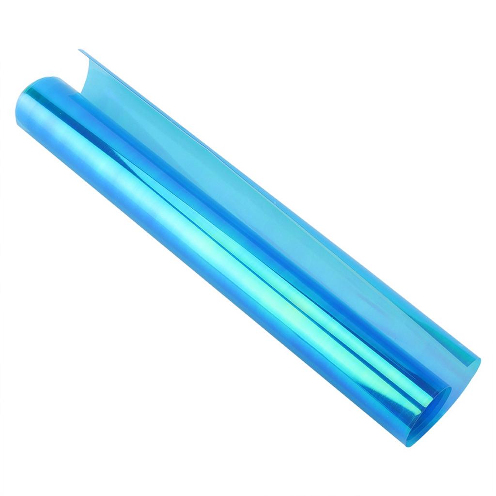 Car Headlight Film Cover Light Colorful Shiny Auto Wrap Sticker for Cars (30*120cm, Dark Blue)