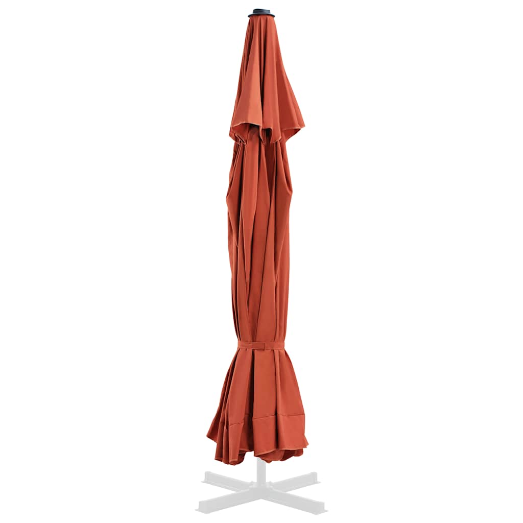 Replacement Canopy for Sun Umbrella Terracotta Red 500 Cm