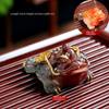 Resin Color Changing Tea Pet Gold Raise Golden Toad Cute Lucky Water Tea Pet  Tea Table Decoration