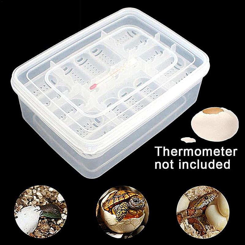 Pets Incubation Box DIY 16 Grids Hatch Box Snake Lizard Hatching Box Egg Tray Crawler Lizard Leopard Gecko Reptile Accessories