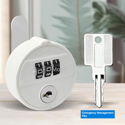 Zinc Alloy Combination Lock With Key Drawer Lock New Password Lock Cupboard Drawer