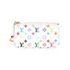 Louis Vuitton Borsetta Portachiavi X Takashi Murakami Tela Monogramma Multicolore/Bianca Portafogli da Donna M28388