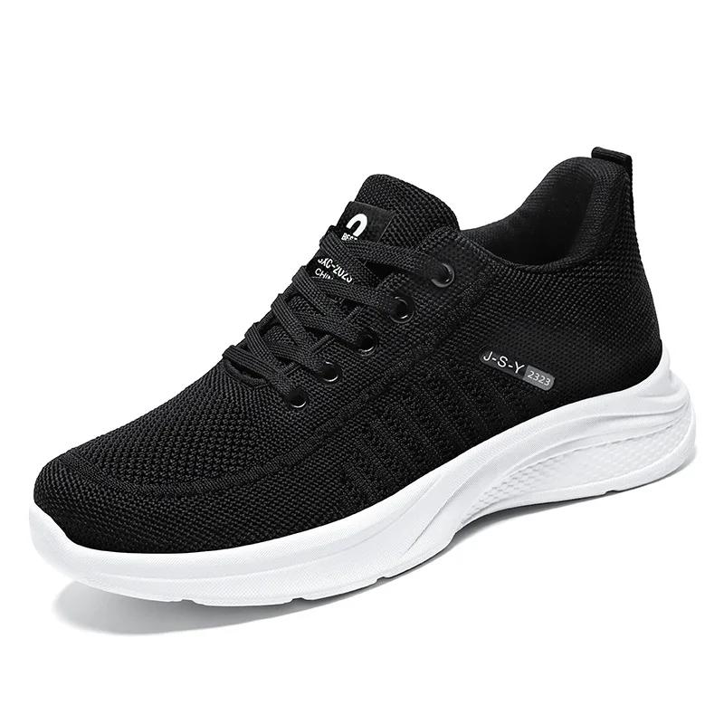 Shoes Men's Autumn New Mesh Breathable Single Shoes Soft-soled Casual Wear Resistant Mesh Shoes