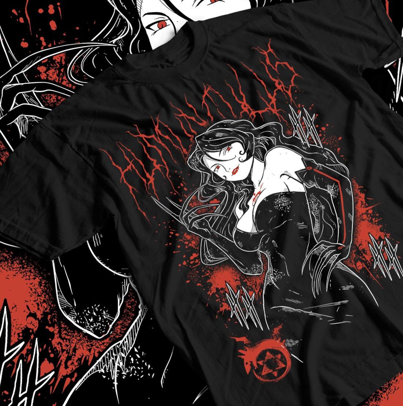 Fullmetal Waifu Tee | Anime Waifu Illustration, Manga Style Shirt 4XL