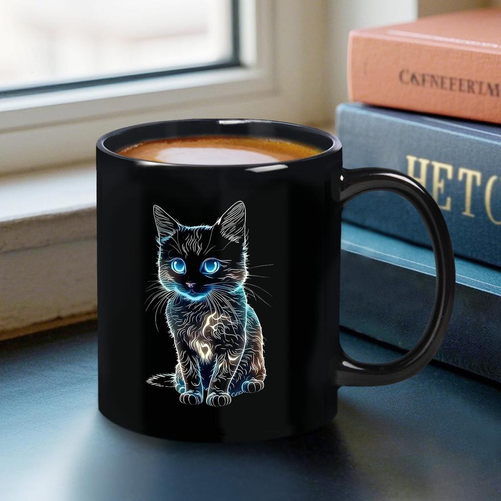 Süße Katze Tasse Büro Haushaltstasse Kaffeetasse Wasserbecher Keramiktasse