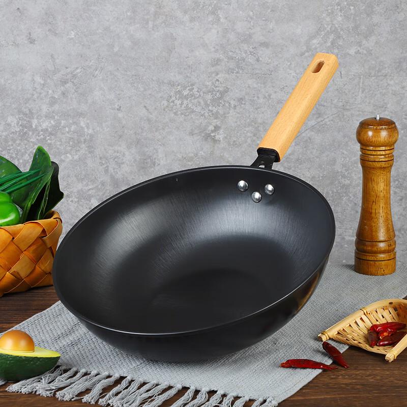 San Shu San Shen Zero-Coating Titanium Iron Wok