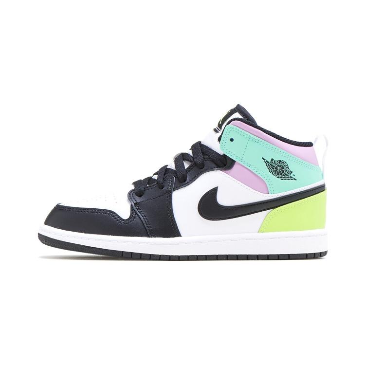 (PS) Air Jordan 1 Mid Pastel Kids 640734-175 EU 29.5