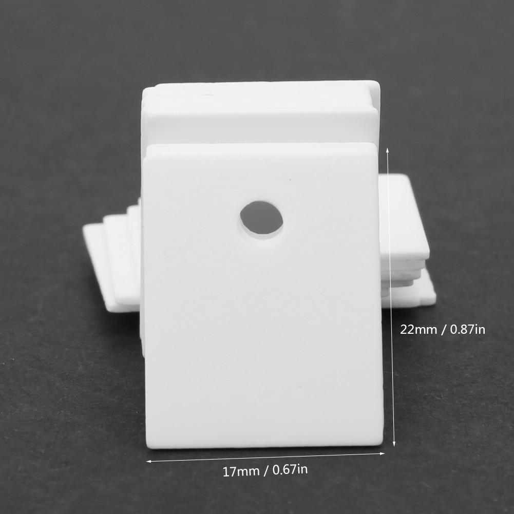 100PCS  TO247 Alumina Ceramic Insulating Sheet MOS Transistor IGBT Cooling Pad 17 x 22 x 1mm