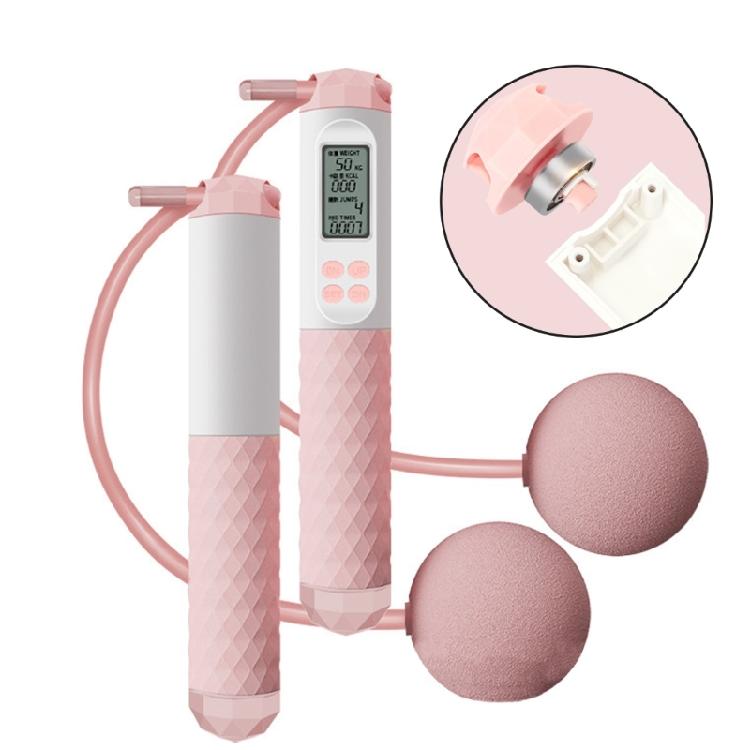 Fitness Skipping Rope with Counter Electronic Counting Jumping Rope Weighted Jump Rope Home Workout Equipment
