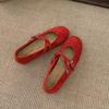 Fashion SUOJIALUN 2025 Autumn New Brand Women Flat Shoes Fashion Round Toe Ladies Casual Mary Jane Shoes Soft Flat Heel Single Shoes