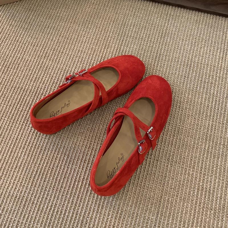 Fashion SUOJIALUN 2025 Autumn New Brand Women Flat Shoes Fashion Round Toe Ladies Casual Mary Jane Shoes Soft Flat Heel Single Shoes