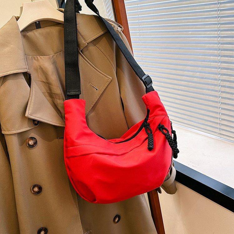 2024 Women's Casual Oxford Crossbody & Shoulder Bag - Dumpling Style for Students & Commutes