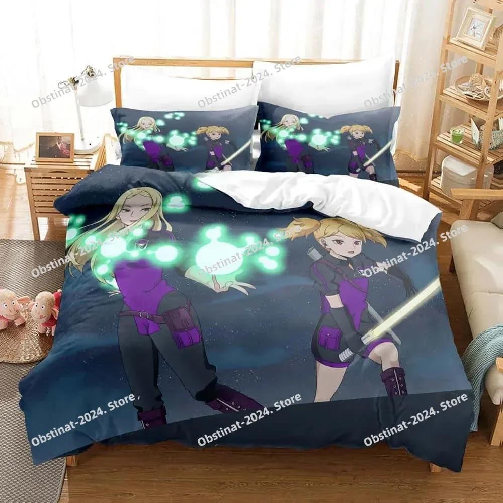 3D Anime World Trigger Bedding Set Printed With Pillowcase Bed Duvet Cover Soft Single Double Queen Super King Size Home Textile
