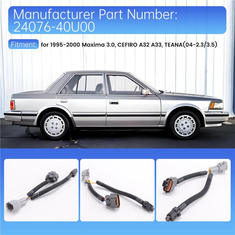 Alternator Wiring Harness For 24076-40U00 Nissan Maxima 3.0L 1995-2000 чёрный